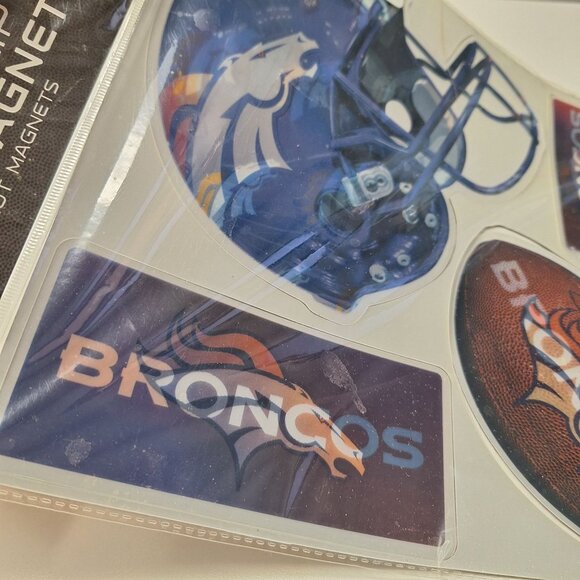 NFL Denver Broncos 4‎ Diecut UltraFlip 3D Magnets - Picture 4 of 8